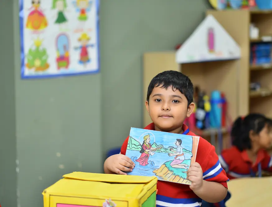 Junior wing academic activities at GD Goenka CBSE school in North Kolkata