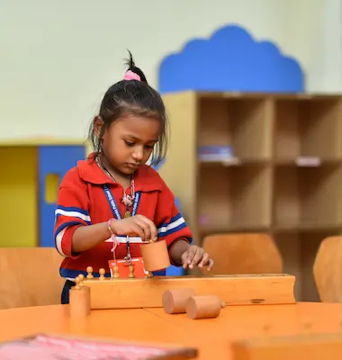 Montessori learning center at GD Goenka CBSE school in North Kolkata