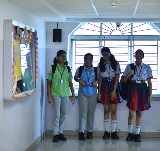 Senior wing academics banner at GD Goenka CBSE school in North Kolkata