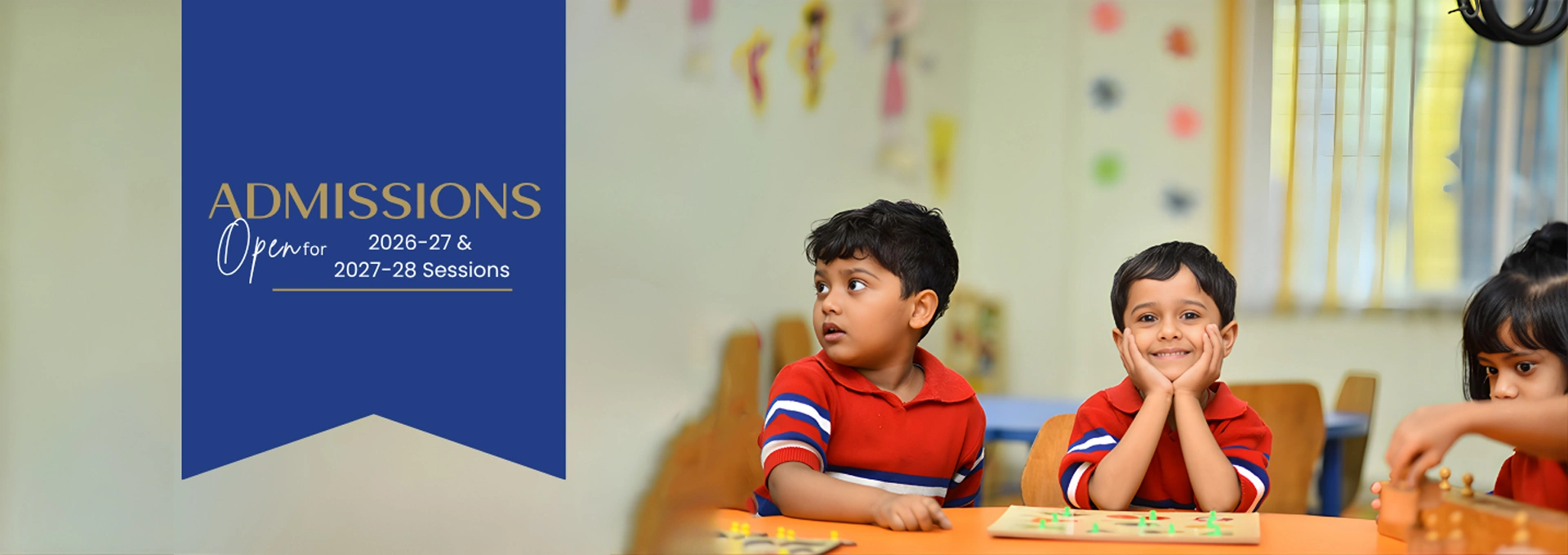 Admissions open banner for GD Goenka Public School - CBSE school in North Kolkata
