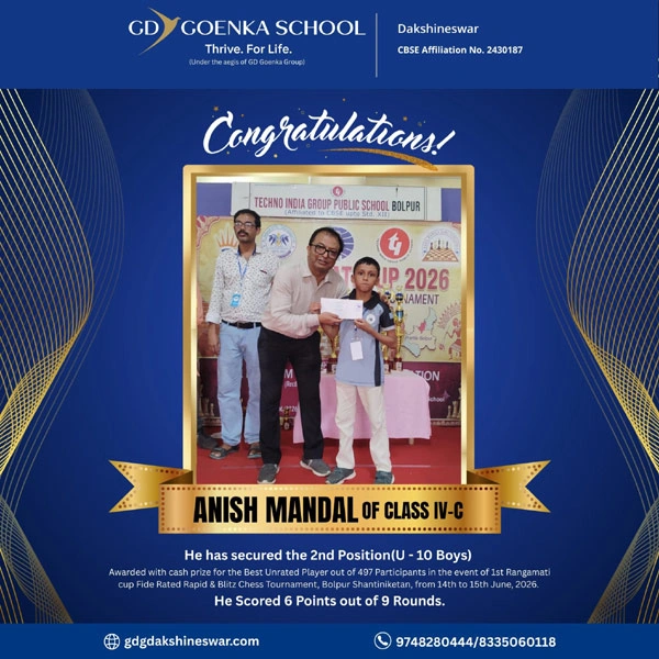 Checkmate to Success: Celebrating Our Chess Champion!