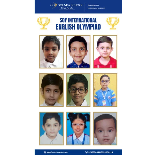 SOF Olympiad gold medalist from GD Goenka CBSE school in North Kolkata