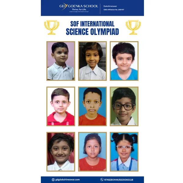 National Cyber Olympiad winner at GD Goenka CBSE school in North Kolkata