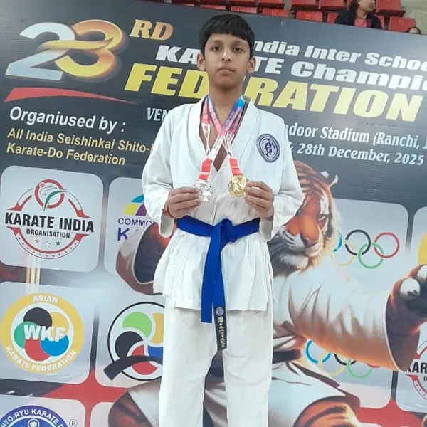 Tuhin Biswas - outstanding student from GD Goenka CBSE school in North Kolkata