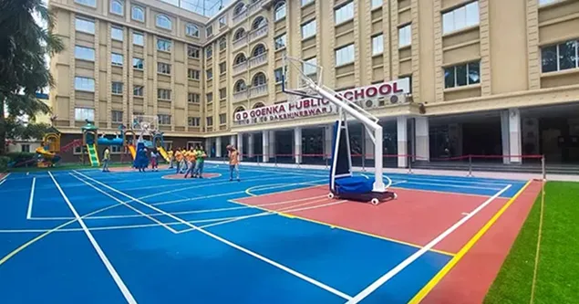 Campus grounds at GD Goenka Public School - premier CBSE school in North Kolkata